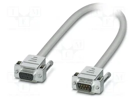 PHOENIX CONTACT Cable Serie D-Sub 9pin 1m Gris