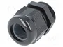 HELU Sello aislante HELUTOP® HT M25 1,5 negro