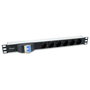 Equip PDU Básica 1U con 6 salidas AC Tipo F