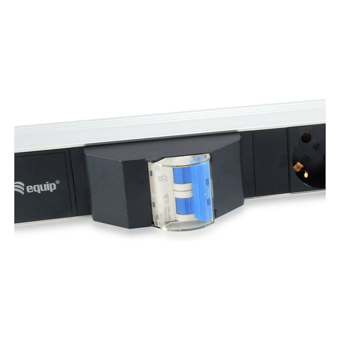 Equip PDU Básica 1U con 6 salidas AC Tipo F