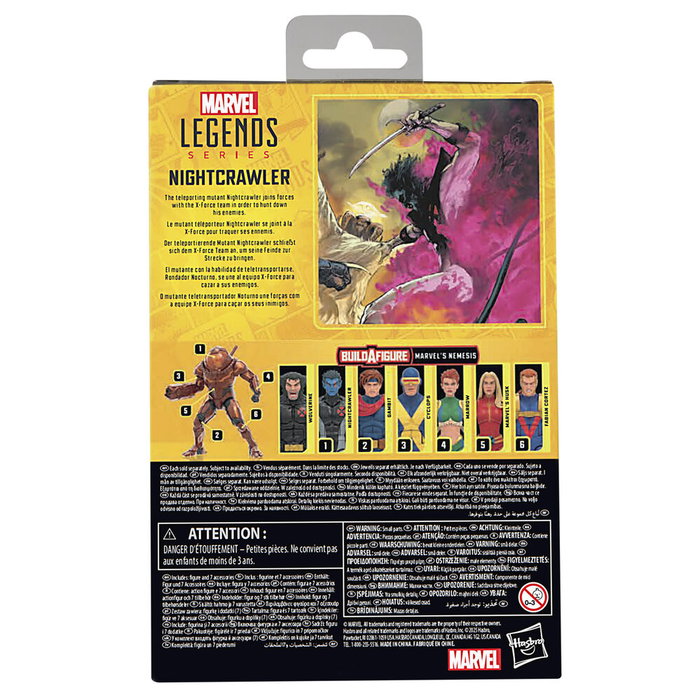Hasbro Figura Nightcrawler X-Men Marvel 15cm Articulada con Accesorios