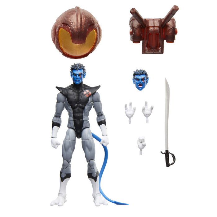 Hasbro Figura Nightcrawler X-Men Marvel 15cm Articulada con Accesorios
