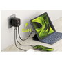 Mobile Origin PW3 Cargador GaN 65W con Cable USB-C Retráctil y Pantalla TFT
