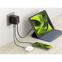 Mobile Origin PW3 Cargador GaN 65W con Cable USB-C Retráctil y Pantalla TFT