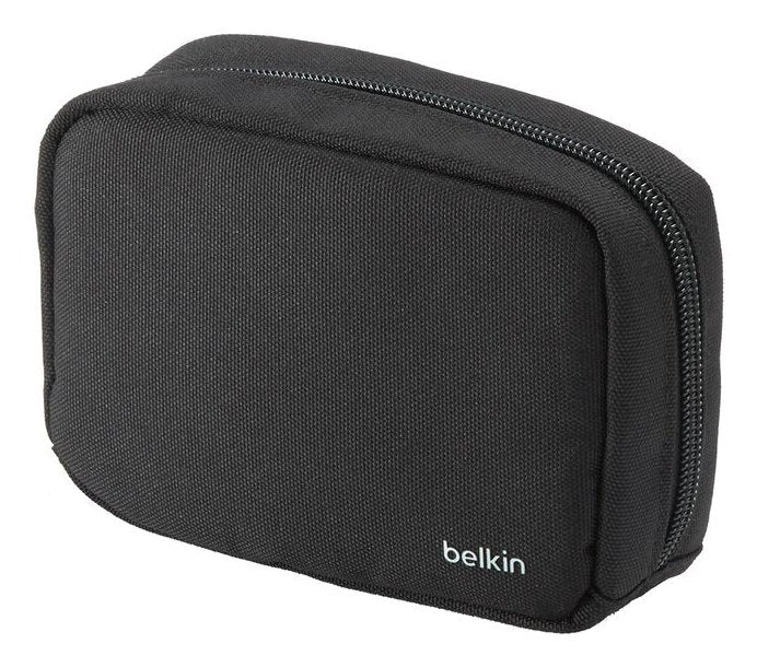 Belkin BoostCharge Pro Cargador inalámbrico magnético 3 en 1 con Qi2 para iPhone 15/14/13/12, Apple Watch y AirPods - Negro, 15W, plegable, estuche viaje