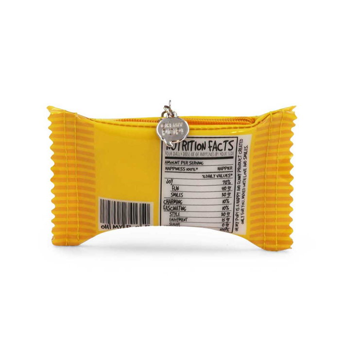 Oh My Pop Monedero Chococandy Amarillo PVC 8.5x15x2cm