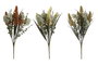 DKD Home Decor Ramas Decorativas PE Surtido de 3 Colores