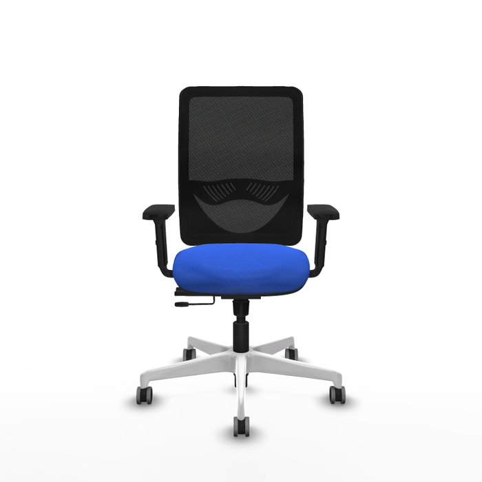 PIQUERAS Y CRESPO Silla de oficina Zulema Azul con mecanismo Sincro/Traslack