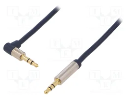 LOGILINK Cable Jack - Jack 3,5mm de 0,75m