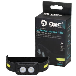 GSC Evolution Linterna de cabeza LED COB con sensor 3W