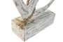 DKD Home Decor Decoración Ancla Decapé Blanco Mango y Resina