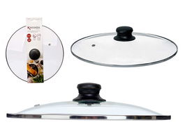 Kinvara Tapa de Cristal Filo Plata 30.5x30.5x6 cm Vidrio Transparente Metal Plata (Set de 12)