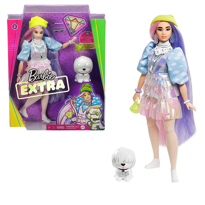 Muñeca Barbie Extra Surtida Gyb09 Mattel