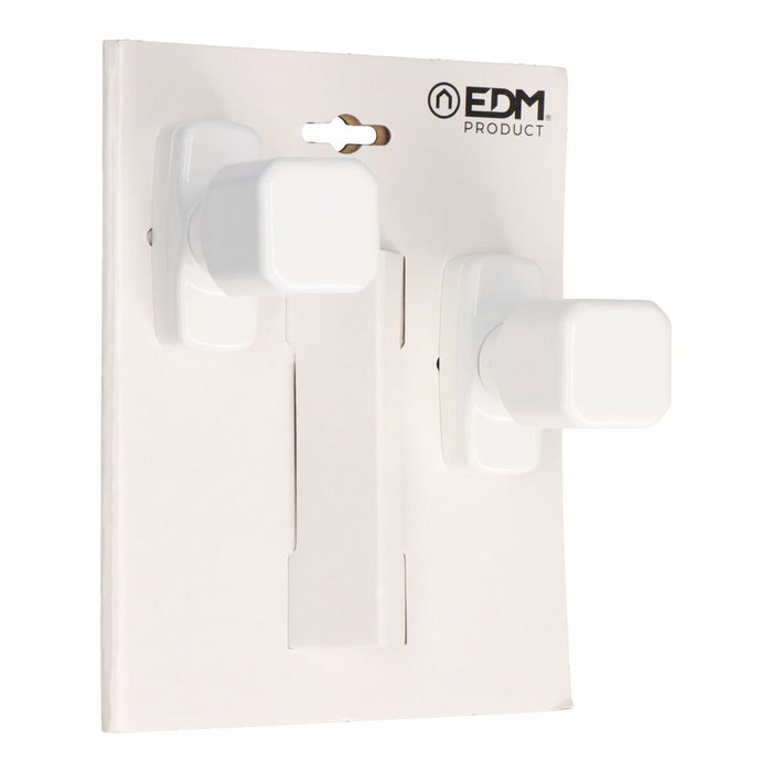 Edm Juego de pomo recuperable 6807 blanco