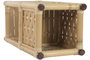 DKD Home Decor Macetero Bambú y Ratán Natural 35x35x76 cm