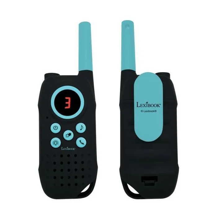 Lexibook Walkie-talkies Digitales Recargables Alcance 5 km 8 Canales
