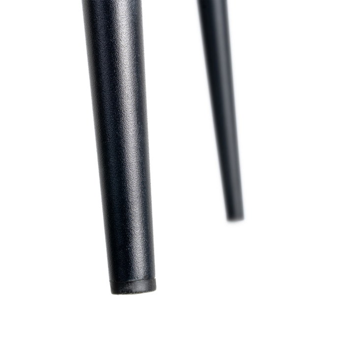 Silla Marrón Metal / Simil Piel (Set de 2)