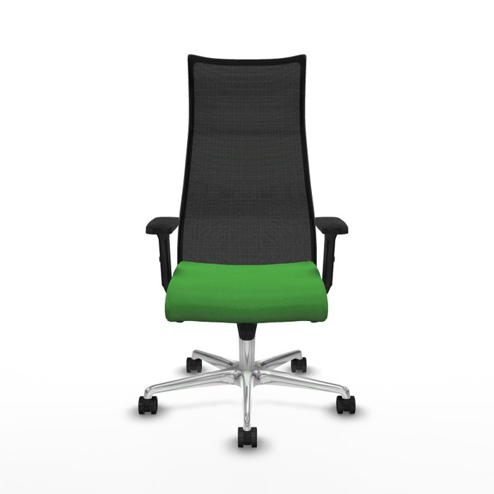 PIQUERAS Y CRESPO Sillón Albacete con Mecanismo Sincro, Tela Verde y Malla Negra PIQUERAS Y CRESPO Sillón Albacete con Mecanismo Sincro, Tela Verde y Malla Negra