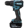 Makita DHP490RFX3 Taladro Combinado Inalámbrico 18V con 2 Baterías de 3.0 Ah y Kit de 74 Piezas