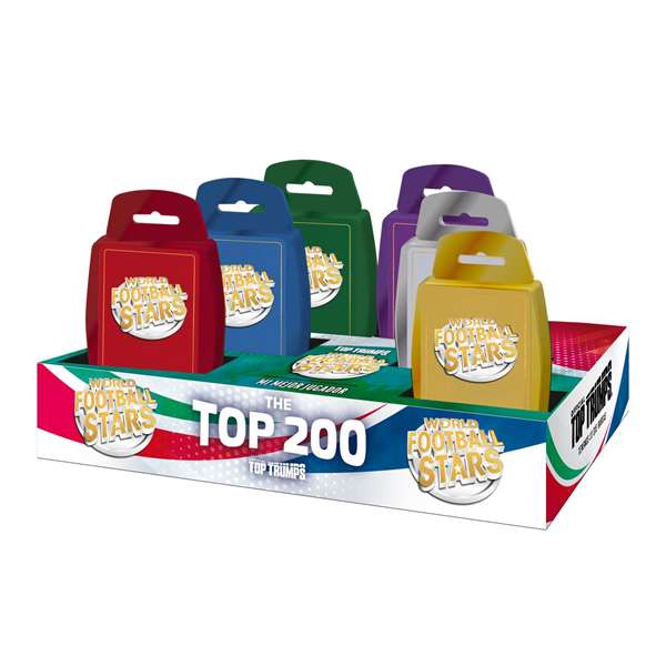 Bizak Futbol Mundial Top 200 Starter Kit - Juego de Cartas de Competición con 34 Cartas de Jugadores y Campo de Juego - Edad Mínima 36 Meses