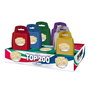 Bizak Futbol Mundial Top 200 Starter Kit - Juego de Cartas de Competición con 34 Cartas de Jugadores y Campo de Juego - Edad Mínima 36 Meses