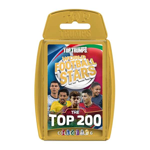 Bizak Futbol Mundial Top 200 Starter Kit - Juego de Cartas de Competición con 34 Cartas de Jugadores y Campo de Juego - Edad Mínima 36 Meses