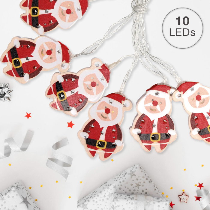 Bambasy Papa Noel LED 1,35M Luz cálida