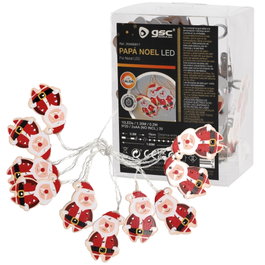 Bambasy Papa Noel LED 1,35M Luz cálida