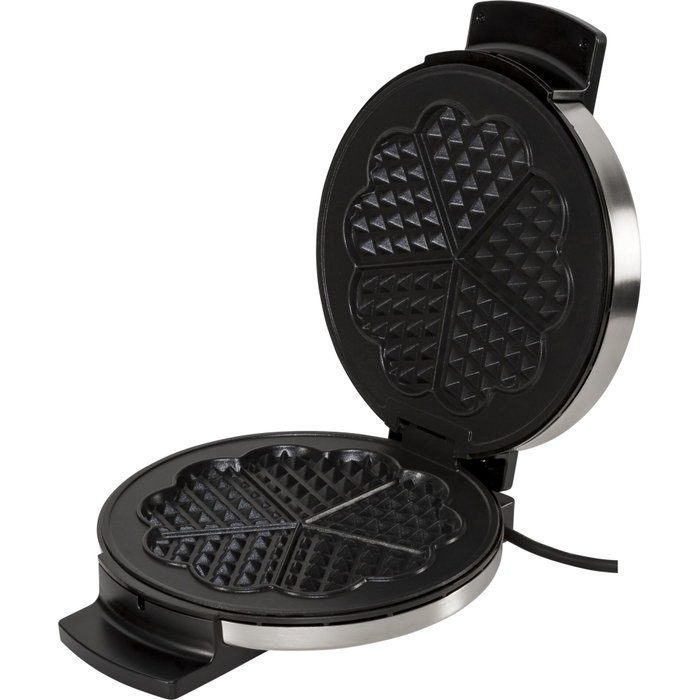 WMF Lono Gofrera con forma de Corazón, Negro y Cromo WMF Lono Gofrera con forma de Corazón, Negro y Cromo