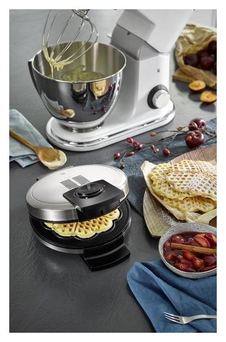 WMF Lono Gofrera con forma de Corazón, Negro y Cromo WMF Lono Gofrera con forma de Corazón, Negro y Cromo