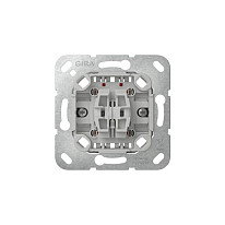 GIRA 310800 Interruptor oscilante Cromo, Gris