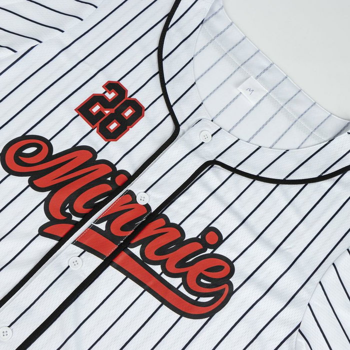 Cerdá Camiseta Corta Baseball Minnie Blanco Talla L
