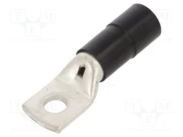 BM GROUP Terminal de anillo tubular aislado M12 4/0AWG negro
