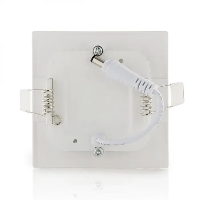 Placa LED 3W 300Lm 4200K Cuadrada 40.000H GR-RDP02-3W-W