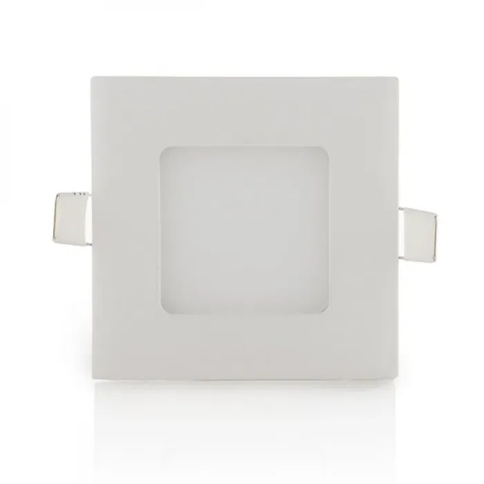 Placa LED 3W 300Lm 4200K Cuadrada 40.000H GR-RDP02-3W-W