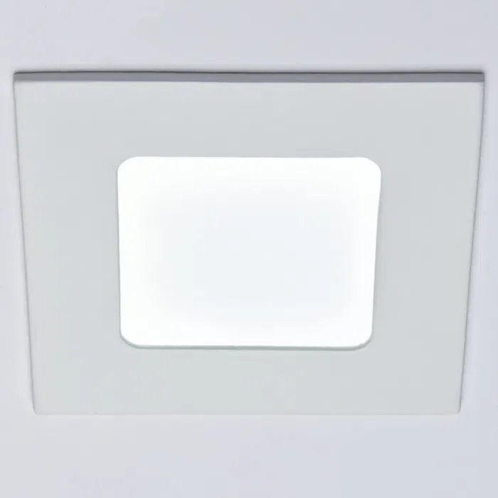 Placa LED 3W 300Lm 4200K Cuadrada 40.000H GR-RDP02-3W-W