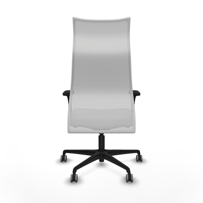 Sillón Albacete con mecanismo Sincro tapizada con Similpiel color Gris claro y malla color Blanco. Equipado con Base nailon negra, Brazos 1D y Ruedas 65 mm parqué Sillón Albacete con mecanismo Sincro tapizada con Similpiel color Gris claro y malla color Blanco. Equipado con Base nailon negra, Brazos 1D y Ruedas 65 mm parqué