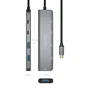 Aisens Hub USB 3.2 Gen1 5G USB-C, 5 Puertos, Gris