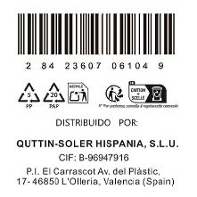 Quttin Cuchillo Sierra Multiusos 11 cm Black (36 Unidades) Quttin Cuchillo Sierra Multiusos 11 cm Black (36 Unidades)