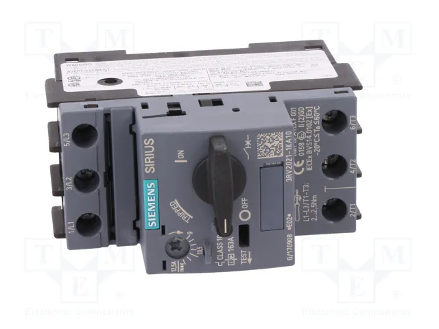 SIEMENS 3RV2 Interruptor motorizado 5,5kW 220÷690VAC