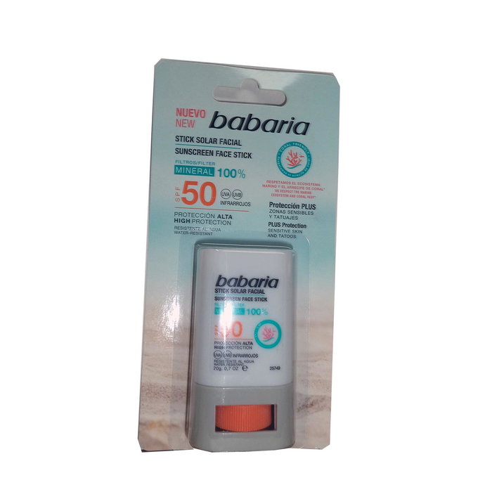 Babaria Solar Stick Facial SPF50 20 g Babaria Solar Stick Facial SPF50 20 g