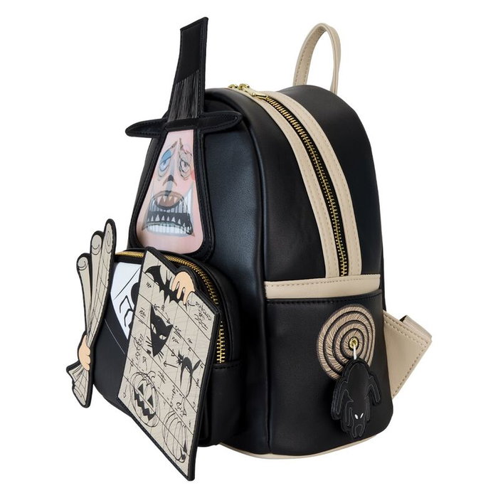 Loungefly Mochila Lenticular Mayor with Plans Pesadilla Antes de Navidad Disney 26cm