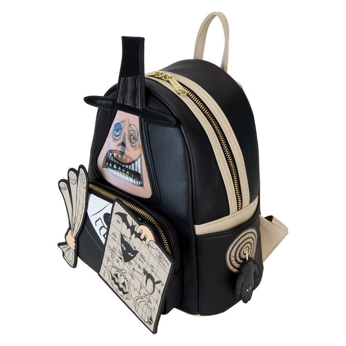 Loungefly Mochila Lenticular Mayor with Plans Pesadilla Antes de Navidad Disney 26cm