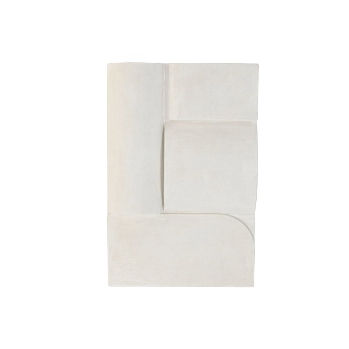 DKD Home Decor Decoración de Pared MDF Abstracto 3D Blanco 80x12x120 cm DKD Home Decor Decoración de Pared MDF Abstracto 3D Blanco 80x12x120 cm