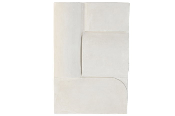DKD Home Decor Decoración de Pared MDF Abstracto 3D Blanco 80x12x120 cm DKD Home Decor Decoración de Pared MDF Abstracto 3D Blanco 80x12x120 cm