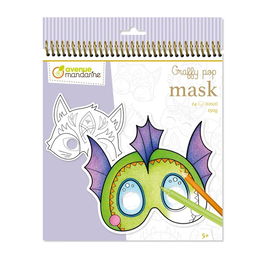 Cuaderno De Mascaras Avenue Mandarine Graffy Animales Fantasticos 250G