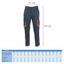 WOLFPACK LINEA PROFESIONAL Pantalón de Trabajo Azul Oscuro con Spandex Talla 46
