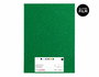 Innspiro Set de 5 Láminas de Goma EVA Verde con Purpurina 40x60 cm