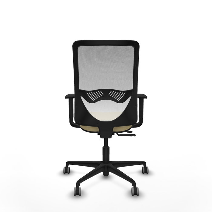 PIQUERAS Y CRESPO Silla de oficina Zulema con mecanismo Sincro/Traslack, Crema y Blanco PIQUERAS Y CRESPO Silla de oficina Zulema con mecanismo Sincro/Traslack, Crema y Blanco