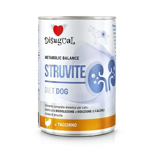 Disugual Diet Dog Struvite Pavo Alimento Húmedo para Perros 6 Latas x 400 gr Disugual Diet Dog Struvite Pavo Alimento Húmedo para Perros 6 Latas x 400 gr